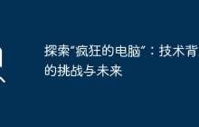 探索“疯狂的电脑”：技术背后的挑战与未来