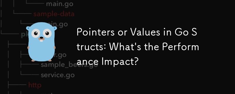 Pointers or Values in Go Structs: What's the Performance Impact?