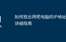 如何找出网吧电脑的IP地址：详细指南