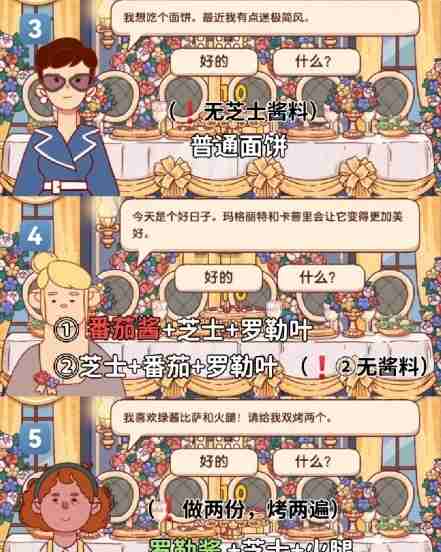 《可口的比萨》十周年餐车第15关通关攻略