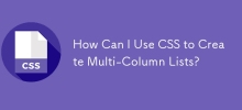 Bagaimanakah Saya Boleh Menggunakan CSS untuk Membuat Senarai Berbilang Lajur?