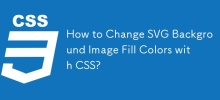 Bagaimana untuk Mengubah Warna Isian Imej Latar Belakang SVG dengan CSS?