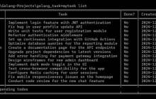 MyTask ToDo CLI 工具