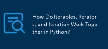 How Do Iterables, Iterators, and Iteration Work Together in Python?