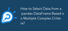 How to Select Data from a pandas DataFrame Based on Multiple Complex Criteria?