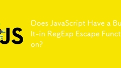 JavaScript에는 RegExp 이스케이프 기능이 내장되어 있나요?
