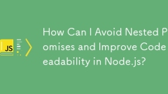 How Can I Avoid Nested Promises and Improve Code Readability in Node.js?