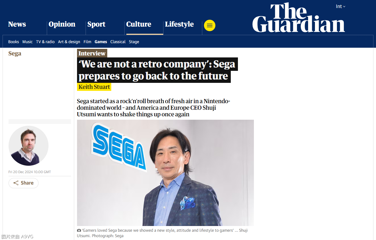 世嘉没有计划推出SS或DC的迷你主机
