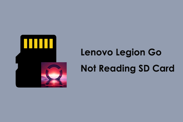 4 Pembaikan Teratas untuk Kad SD Lenovo Legion Go Not Reading