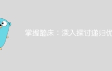掌握蹦床：深入探讨递归优化