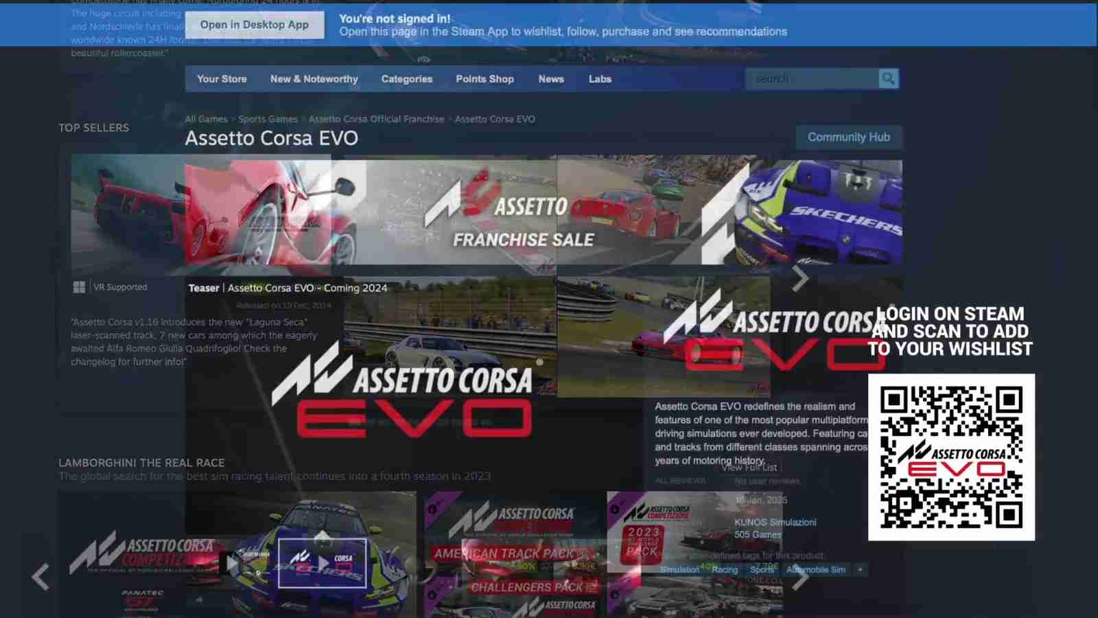 《神力科莎EVO》视频展示早期预览版画面/特性