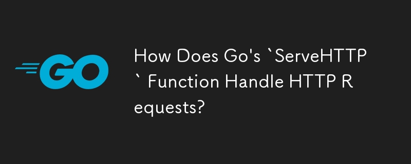 Bagaimanakah Fungsi `ServeHTTP` Go Mengendalikan Permintaan HTTP?