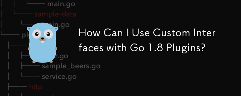 How Can I Use Custom Interfaces with Go 1.8 Plugins?
