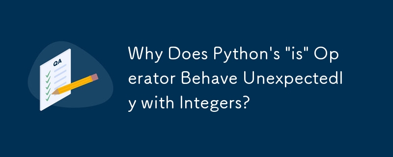 为什么 Python 的'is”运算符在处理整数时会出现异常行为？