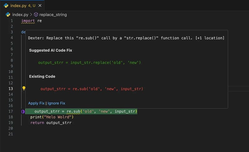Dexter.ai でクリーンなコードのロックを解除: Python 開発に必須の VS Code 拡張機能