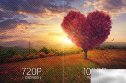 1080p和720画质比较