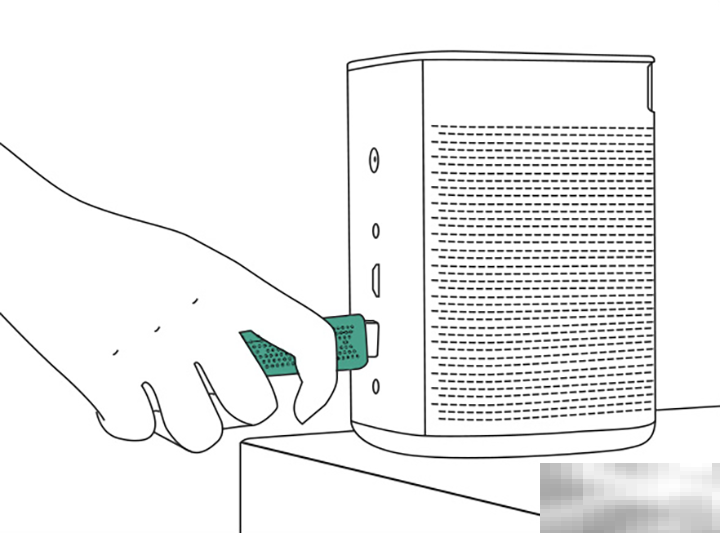 极米h3s怎么连接话筒唱歌