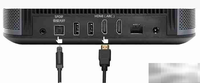 极米怎么连接音响