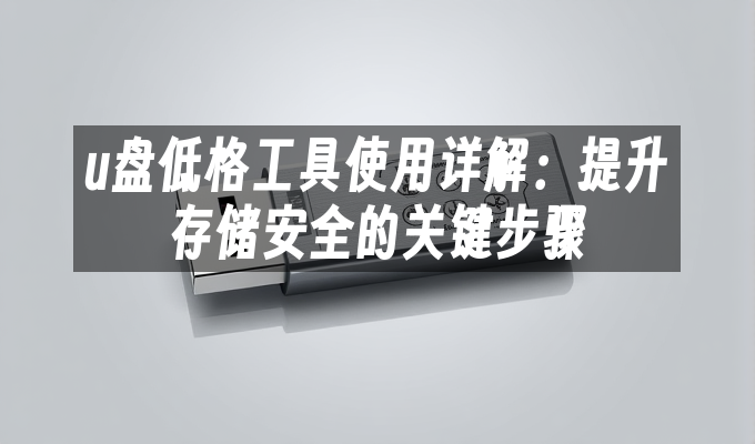u盘低格工具使用详解：提升存储安全的关键步骤