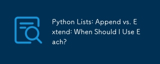 Listes Python : ajouter ou étendre : quand dois-je utiliser chacune d'elles ?