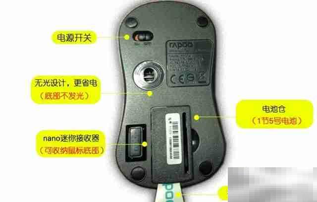 无线鼠标怎么配对接收器