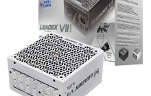 振华 LEADEX VII P1200W 白金牌 ATX 3.0 电源白色款预售，1799 元