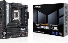 华硕 TUF GAMING B860M-PLUS“重炮手”主板渲染图曝光，支持 2.5GbE