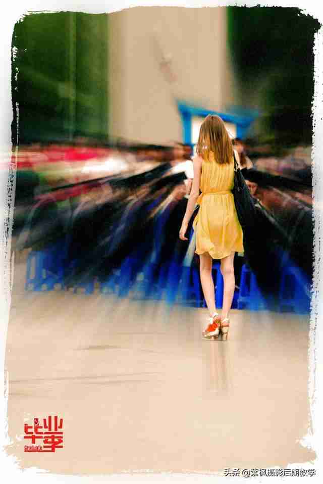 手机修图如何把照片做出人物彩色、背景黑白的效果?