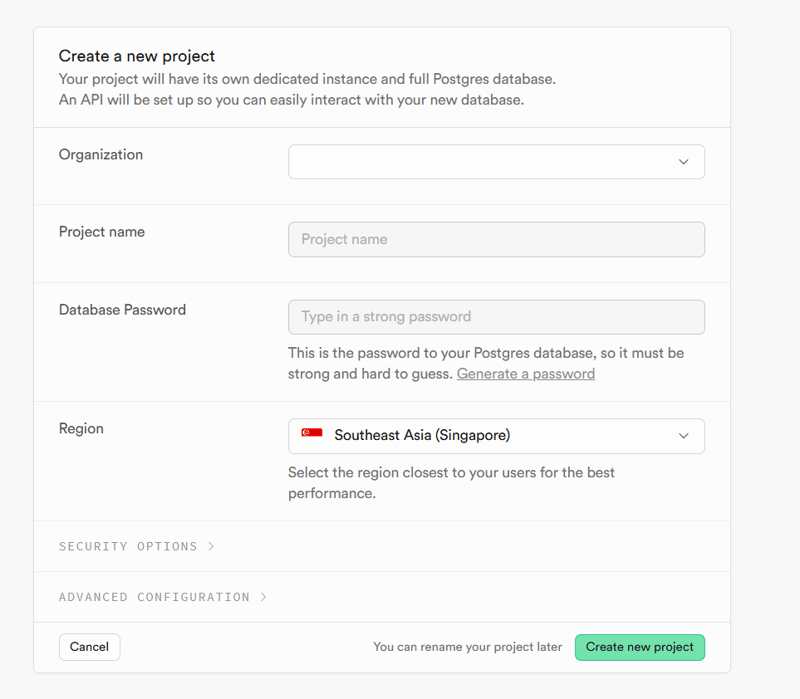 日间使用 Supabase 与 Laravel