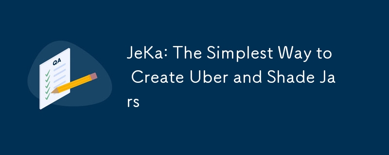 JeKa : le moyen le plus simple de créer des pots Uber et Shade