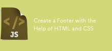 使用 HTML 和 CSS 建立頁腳
