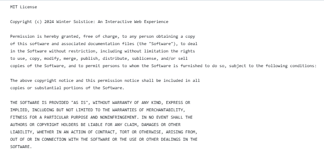 庆祝冬至:交互式网络体验