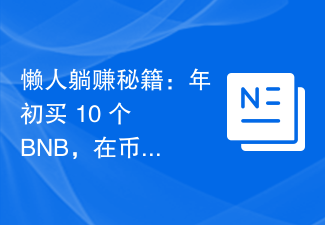 懒人躺赚秘籍:年初买 10 个 BNB,在币安上复利薅羊毛,到年底能挣多少钱