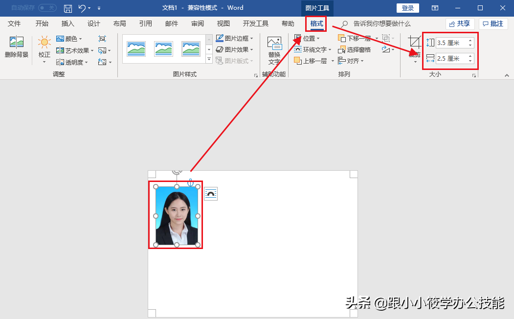 如何打印一寸照片（怎样在Word中排版1寸证件照并打印）