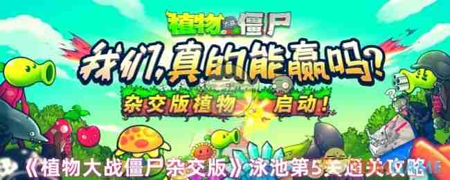 《植物大战僵尸杂交版》泳池第5关通关攻略
