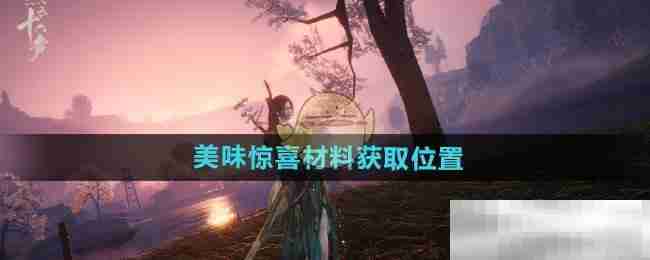 《燕云十六声》美味惊喜材料获取位置