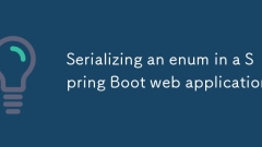 Serialisieren einer Enumeration in einer Spring Boot-Webanwendung