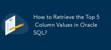 How to Retrieve the Top 5 Column Values in Oracle SQL?