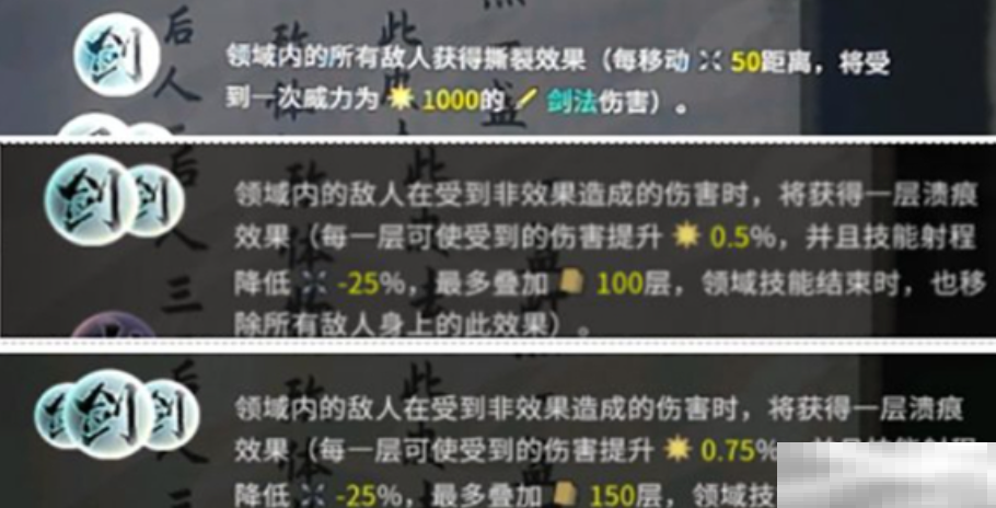 《鬼谷八荒》领域一览