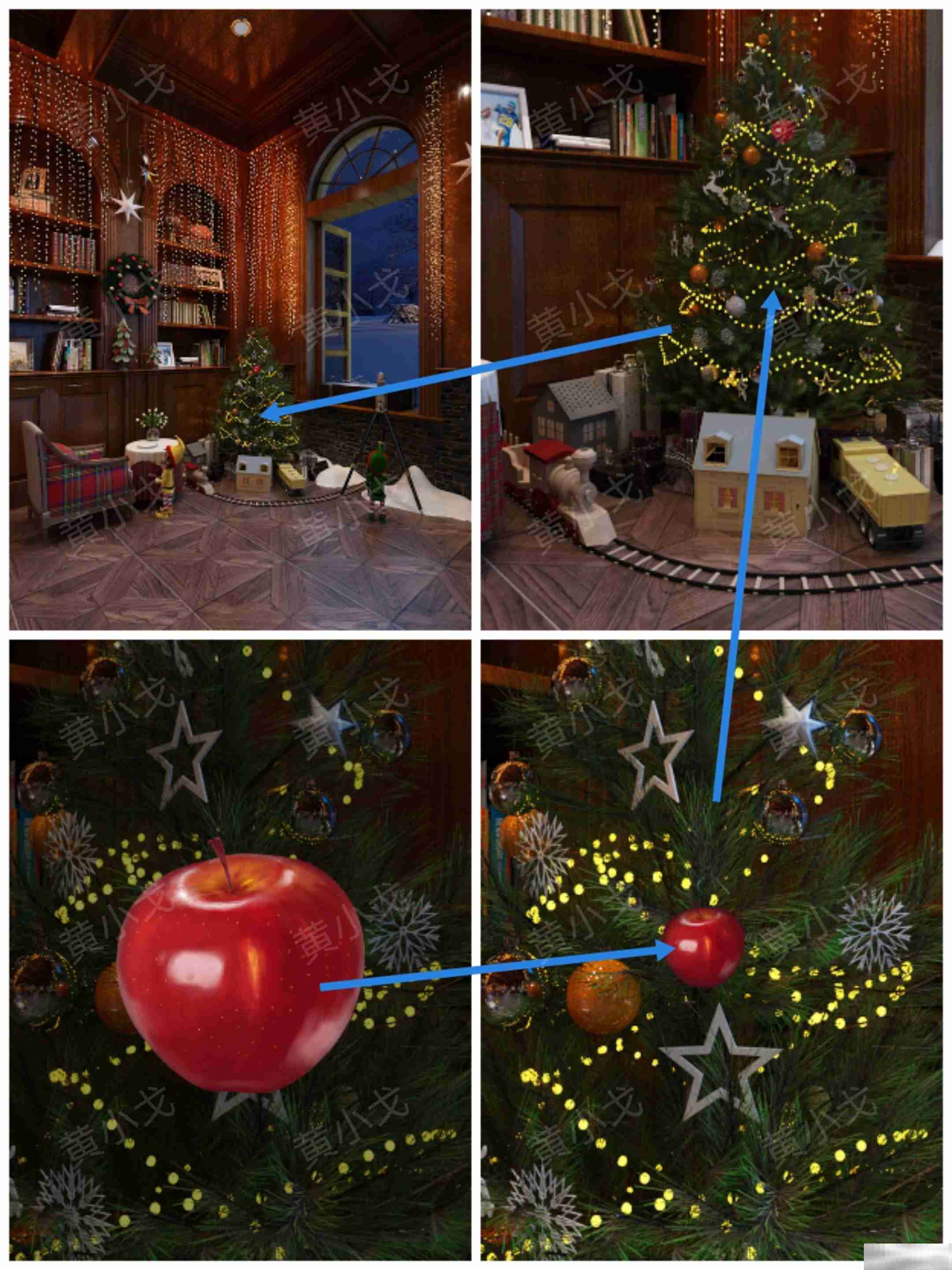 Escape Room:Ho~Ho~Ho(密室逃脱:Ho~Ho~Ho)攻略(一)