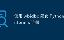 使用 wbjdbc 简化 Python-Informix 连接