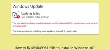 如何修復 KB5049981 在 Windows 10 中安裝失敗的問題？