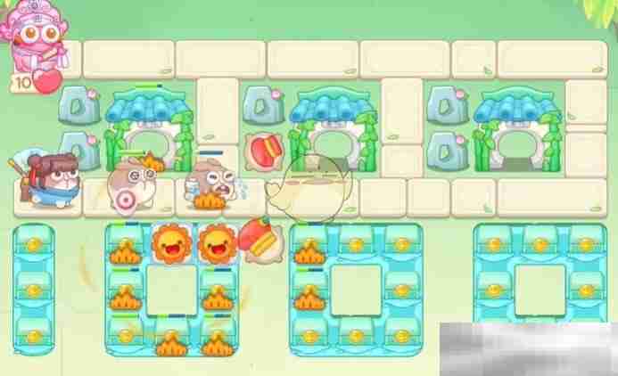 《保卫萝卜4》梁波波与祝秋秋第60关通关攻略