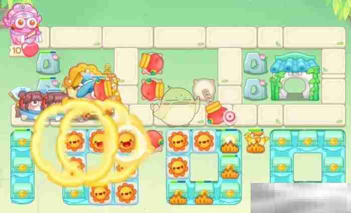 《保卫萝卜4》梁波波与祝秋秋第60关通关攻略