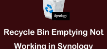 Synology 清空回收站無法運作：3 種方法