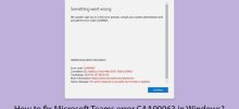 如何修復 Windows 中的 Microsoft Teams 錯誤 CAA90063？