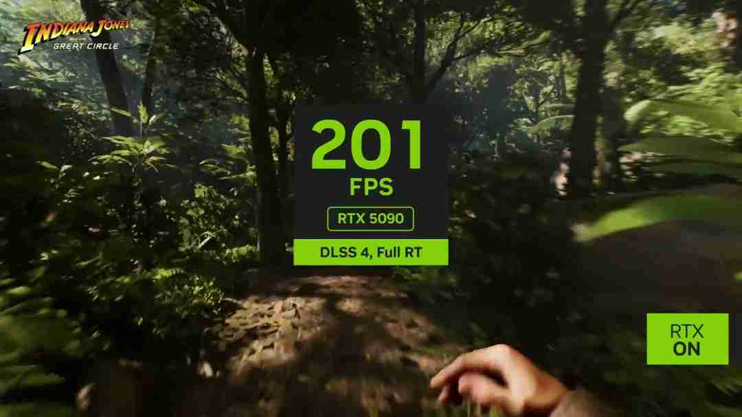 DLSS 4加持 RTX 5090可200帧跑《夺宝奇兵》:4K+光追