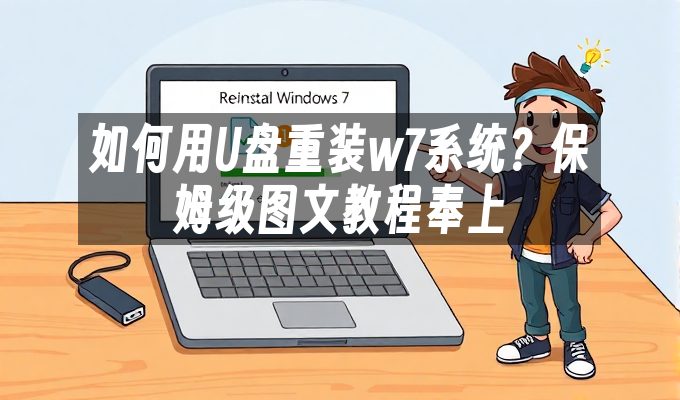 如何用U盘重装w7系统？保姆级图文教程奉上