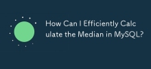 Bagaimanakah Saya Boleh Mengira Median dengan Cekap dalam MySQL?