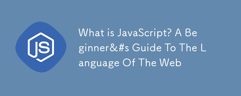 什么是 JavaScript？网络语言初学者指南